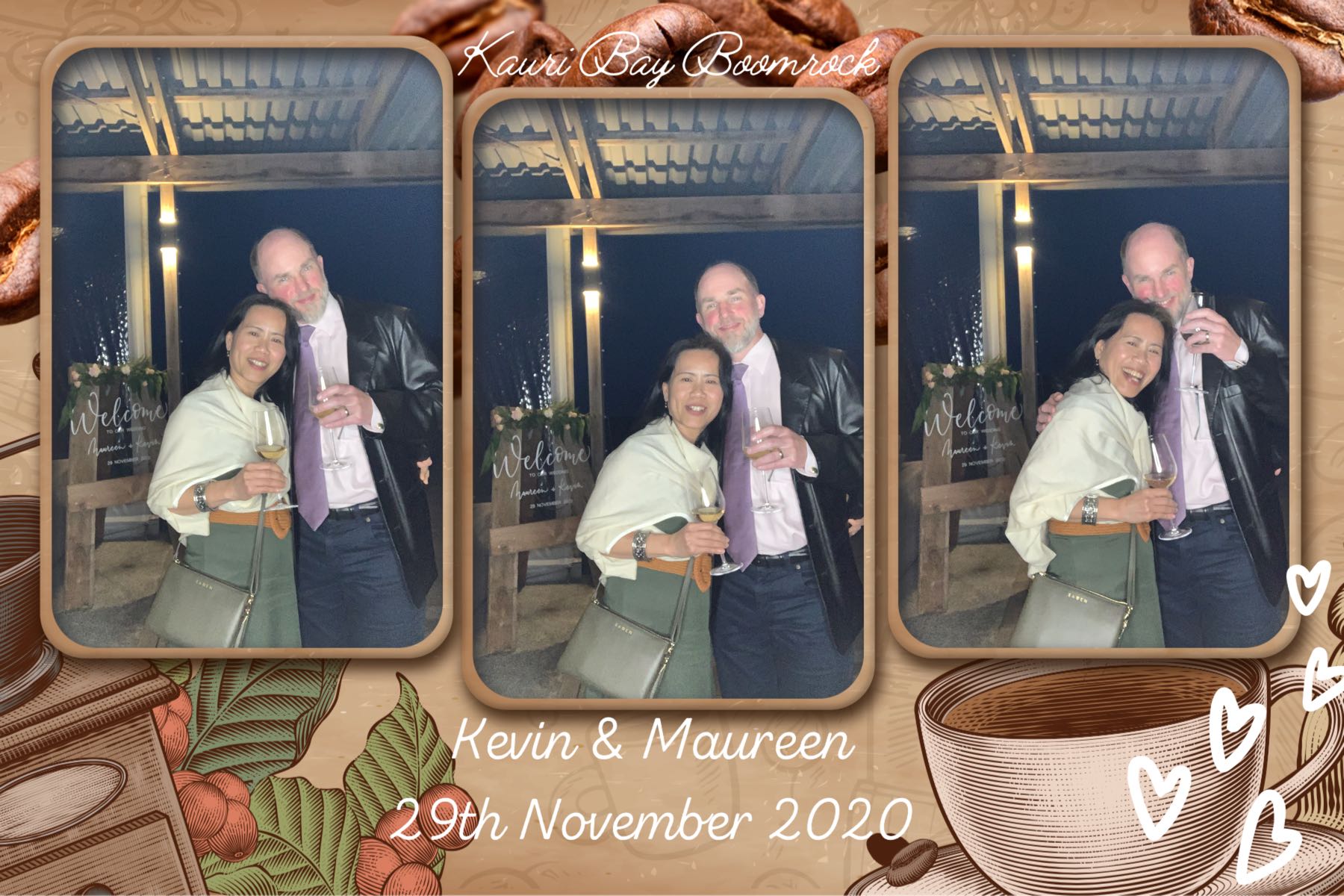 Maureen & Kevin's wedding | View more photos from the event at gallery.photobooth.co.nz/u/SelfieCentral/Maureen-Kevins-wedding